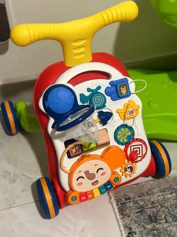 2 in 1 Baby Push Walker and Activity Center