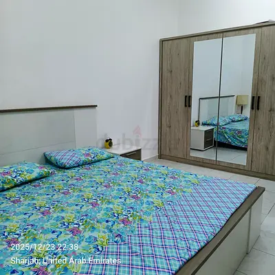 Room for rent in Al Majarrah, Sharjah. A beautifully furnished room in a clean and quiet family
