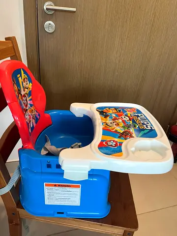 Nickelodeon PAW Patrol Toddler Booster Seat with Tray – Excellent Condition – AED 95