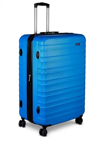 Hardside Spinner Luggage-30 Inch (78cm), Material: ABS, Light Blue