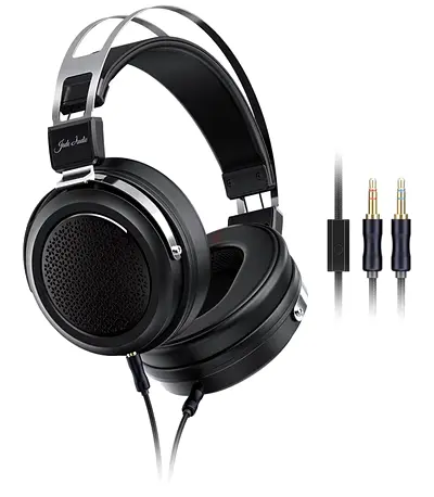 FIIO JT1 HiFi Over-Ear Headphones - 50mm Drivers, Hi-Res Audio GAMING