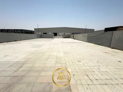 PAY 12 CHEQUE PAYMENT OPEN YARD 13000 SQFT FRONT OF ROAD IN AL SAJJA SHARJAH