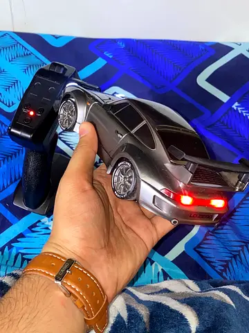 Remote Control Sports Car Toy with Lights - Good Working Condition