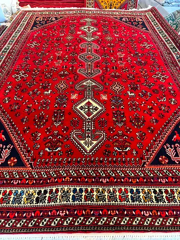 Handmade Red Persian Wool Carpet 6m2