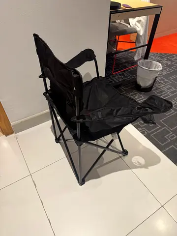 2 Portable folding camping chair - new condition