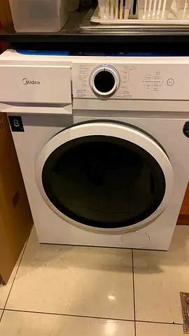 Midea front load washer 8kg - good condition