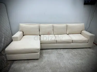 Amazing condition cratebarrel lshape sofa