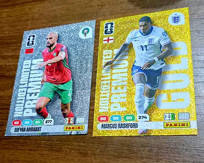 Marcus rashford Sofyan Amrabat panini card