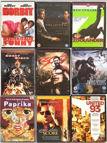 DVD movies - ORIGINALS - never used