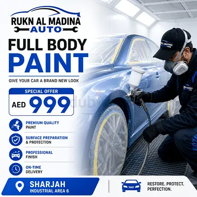 Full Body Car Paint – Only AED 999
