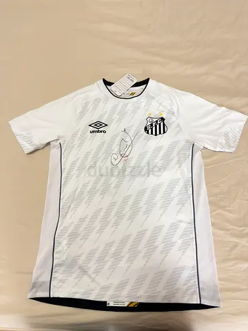 SANTOS FC 2021 “ONDE NASCEM OS RAIOS” JERSEY – SIGNED BY NEYMAR JR