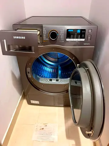 Free Delivery- SAMSUNG 9KG 💯 Dryer Clothes Latest Model With Digital Clock 60x60 cm