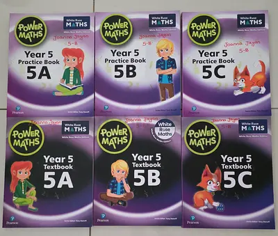 Unused Power maths year 5 practice books text books