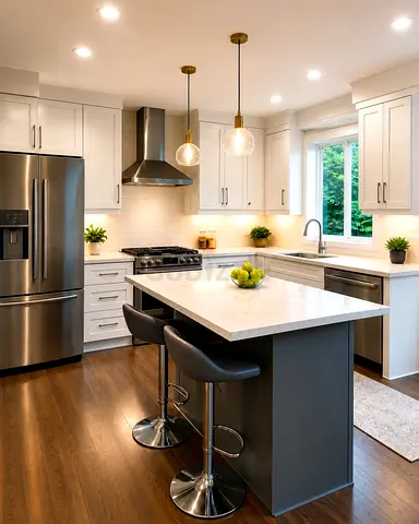Modern kitchen island