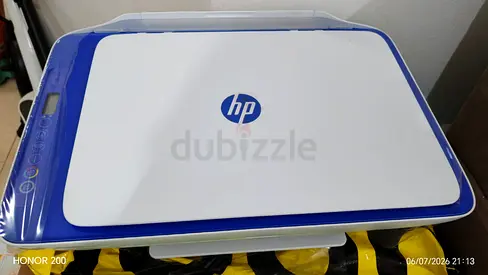 HP DeskJet All-in-One Printer (White/Blue) - Working Condition
