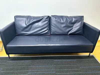 Leather sofa like new