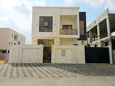 Luxury Villa for Sale in Ajman | 5 Master Bedrooms | Private Pool | Garden | Electricity, Water & AC Included | Freehold