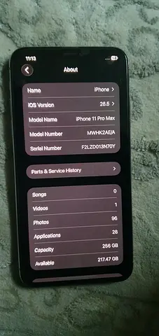 iPhone 11 Pro Max - 256GB, Good Condition