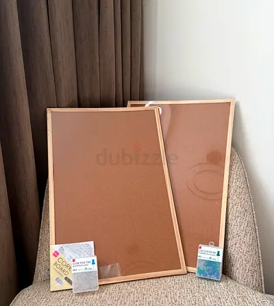 Vision Board Set – 2 Cork Boards + Push Pins