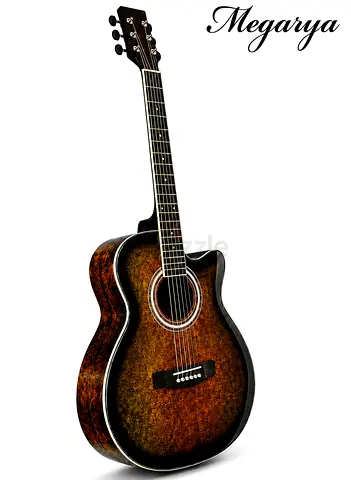 41 Inch TBS Acoustic Guitar for Beginners Professionals | Full Size Cutaway Guitar | Steel Strings