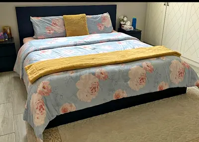 IKEA MALM King Size Bed + 2 Storage Drawers + Mattress