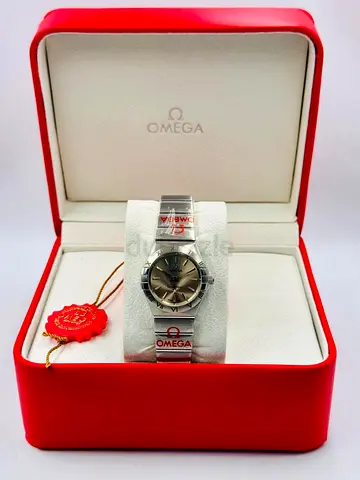 Omega Ladies Stainless Steel Master Copy Watch in Box
