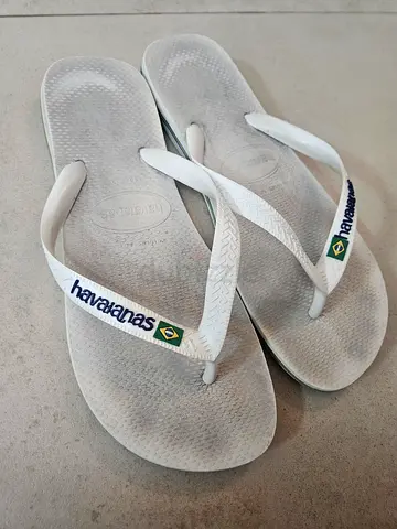 Best Deal White Havianas - lightly used, size 11
