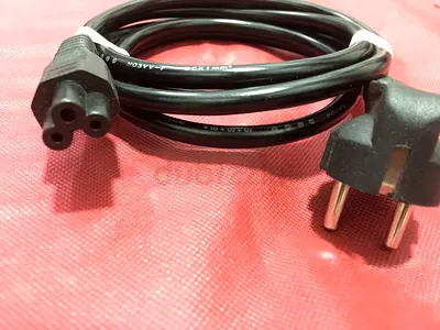 Laptop power 5 pics  cable 16 pic (3-pin cloverleaf  C5 to EU plug) - good working condition