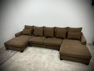 Looks great condition the one Ushape sofa