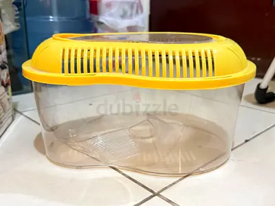 Small turtle tank with inbuilt basking platform - AED 35