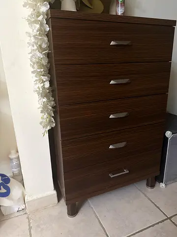 wooden drawer/cabinet unit - 5 drawer -chest