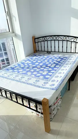 Bed with mattress 150by190cm