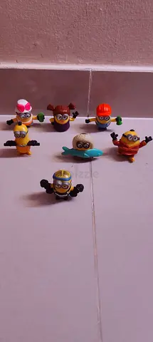 7 Assorted Minions Movie Action Figures Set