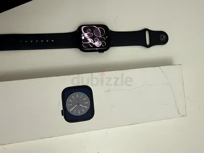 Apple Watch Series 8 45mm (black) with original box - good condition