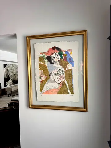 LIGRINDA Signed Framed Limited-Edition on Textured Paper- 1 / 3 RARE