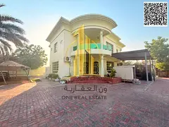 Villa for Annual Rent in Al Rawda 3, Ajman | 7 Bedrooms | 10,000 Sq. Ft. | Garden & External Annex