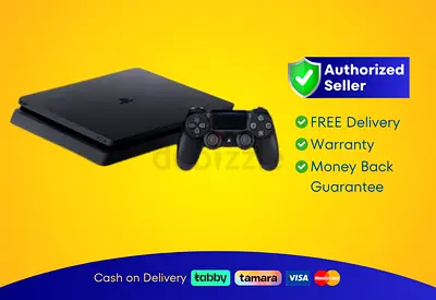 Sony PlayStation 4 - Slim - Black - 500GB | Brand New | Warranty | FREE Delivery