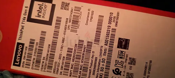 ThinkPad T14s Gen 6 Intel® Core™ Ultra 7 265U vPro®