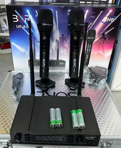 Borl UF- 919 Wireless microphone set 2 in 1 - Brand new