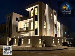 Al Bahia deal | Luxury villa with 5 master bedrooms (G+2) | Main street and close to the mosque | In