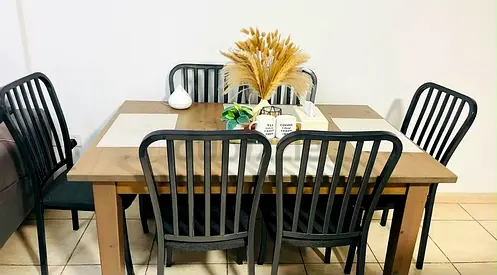 IKEA EKEDALEN Extendable Dining Table + 6 Chairs