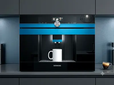 Siemens iQ700 Automatic Built-in Coffee Machine Black – Premium German Engineering