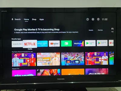 Toshiba Regza LED + Xiaomi android smart Stick 4K 5G