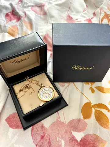 Original chopard necklace with all inclusion