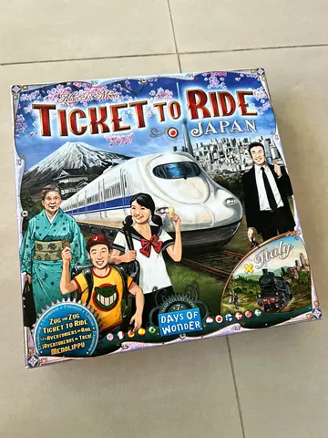 Ticket to Ride: Japan / Italy board game (Days of Wonder) new and excellent condition. Never played.