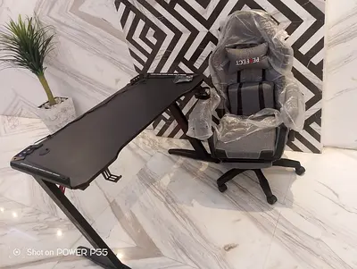 Gaming Desk and Ergonomic Gaming Chair - Like New
