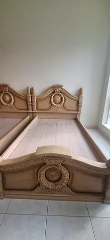 2 Beautiful Carved Beds with Dresser