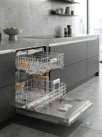 Miele G 6995 SCVi XXL Knock2Open Built-in Fully Integrated Dishwasher – Premium German Engineering