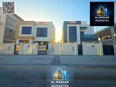 فيلا فاخرة للبيع في الحليو عجمان قريبه من جميع الخدمات وبمساحة واسعة جدا وسعر شامل رسوم التسجيل وبتمويل بنكي الميسر