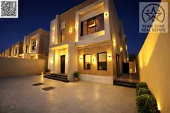 Luxury villa for rent - first occupancy - in Al-Haliyo area - 3 bedrooms + living room, majlis, maid